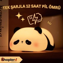 HBMB Store Gece Lamba, LED Yumuşacık Sevimli Lamba, Çocuklar Için Gece Lambası, Silikon Işığı, Kısılabilir Kız Bebek Yatak Odası Gece Lambası, Emzirme Kreş Dekoru Için Şarj Edilebilir