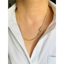 Devi Fashion Vip 14 Ayar Altın Kaplama Kolye