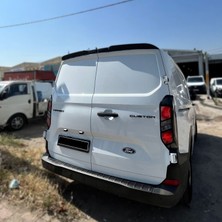 Ford Custom Arka Tampon Eşiği Tampon Üstü Plastik Koruma Mat Siyah 2023 ve Üzeri