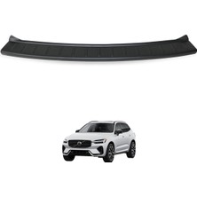 Volvo XC60 Arka Tampon Eşiği Tampon Üstü Plastik Koruma Mat Siyah 2017+