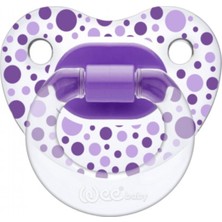 Wee Baby Sılıkon Desenlı 6 18 Ay Emzık - Lila