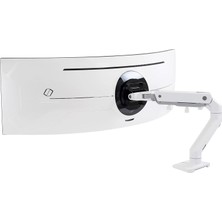 Ergotron Hx Desk Monitor Arm With Hd Pivot Samsung Odyssey G9 Serisi Uyumlu Monitör Kolu (White) (45-647-216)