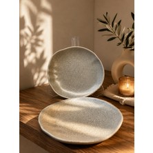 Choice 2'li Sahara Tone Oval Tabak 15 cm Tatlı/meze/atıştırmalık/küçük Servis/gourmet Sunum/ Ikram Tabağı