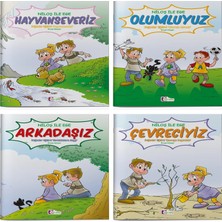 Mor Elma Yayıncılık - Niloş Ile Ege - Değerler Eğitimi Serisi - 4 Kitap