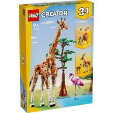 E-Vitrin 31150 LEGO Creator 3ü1 Arada Vahşi Safari Hayvanları 780 Parça +9 Yaş