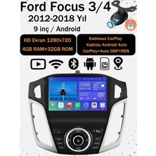 Conio Ford Focus 3/4 (2012-2018) 9 Inch Android Dokunmatik Multimedya Kablosuz Carplay Navigasyon 4gb Ram  32GB Rom Bluetooth Müzik  Video Eğlencesi