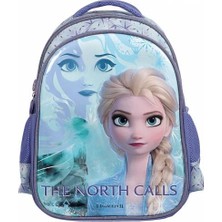 The North Calls Frozen İlkokul Çantası OTTO-5151 Ayarlanabilir Askılı ve Fermuarlı Geniş Bölmeli