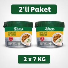 Knorr Tavuk Suyu Toz Bulyon 7 kg x 2 Adet - Profesyonel Tavuk Bulyon