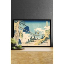 HBMB Store (PSTER14774) The Suspension - Katsushika Hokusai Sanatsal Çerçeveli Tablo 50 x 70