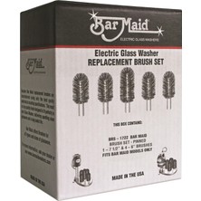 HBMB Store Bar Maid BRS-1722 Fırça Seti - Elektrikli Cam Yedek Fırça
