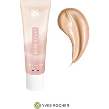 Yves Rocher 30 ml Aydınlatıcı Makyaj Bazı - Mavi Kantaron Özlü Işıltı Veren Sedefli Bitiş Pürüzsüzleştirici Etki Etki