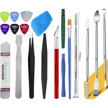 Smnr Evrensel Profesyonel Kavisli Ekran Gözetleme Araçları iPhone Bilgisayar Tv Tablet Dizüstü Vs Yardımcı Tamir Metal Spudger Sökme Kiti ST25