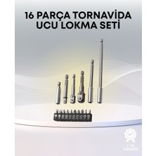 Uravas Store Metal Gövdeli 16LI Bits Seti Çok Fonksiyonlu Tamir Aleti