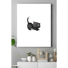 HBMB Store (PSTER16538) Kedi Çocuk Odası Kanvas Tablo 2 40 x 60