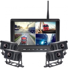 Newfron NF-DW105 7 Inç Araç Monitörü Set 4 Kamera Dvr Kayıt Wireless