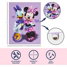 HBMB Store Idea Nuova Minnie Mouse Kanvas LED Duvar Sanatı, Çocuk Duvar Süsü Dekoru, 29 cm x 40 cm