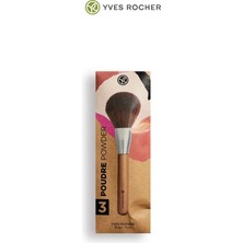Yves Rocher Kompakt ve Toz Pudralar Için Sentetik Kıllı Profesyonel Pudra Fırçası