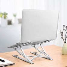 HBMB Store N8 Iki Taraflı Ayarlı Katlanabilir Alüminyum Laptop Standı