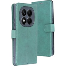 Uravas Store Newface Xiaomi Redmi Note 14 Pro 5g Kılıf Trend S Plus Kapaklı Kılıf - Yeşil