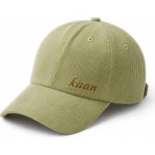 Tesbihname Unisex Beyzbol Şapkası - Isme Özel Nakışlı - Premium Kadife Kumaş - Yeşil Renk - Metal Tokalı