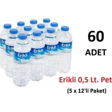 Erikli 0,5 Lt Pet Su 60 Adet  (5X12'LI Paket)