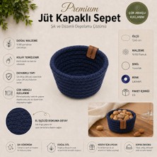 Fabrix Home Lacivert %100 Pamuk Mini Sunum ve Düzenleyici Kase Seti