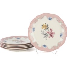 Mikasa Moor Blush Palas 6lı Tatlı Tabağı 19CM