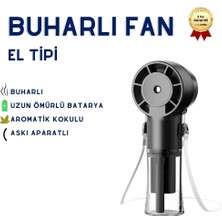 Hızlı Store El Tipi Sisleme Fanı Türbin Yüksek Hızlı Çıkış Taşınabilir Aromatik Abs USB Şarj Edilebilir 1200MAH Pil El Tipi Sprey Fanı