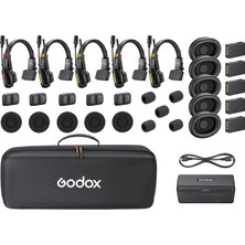 Godox Skytalk Air 5s Kablosuz Duplex Intercom Sistemi (5 Kullanıcı)