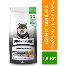 Pronature Tahılsız Yavru Kuru Köpek Maması (Perfect Growth) - Kuzu Etli Patatesli ve Enginarlı - 1,5kg
