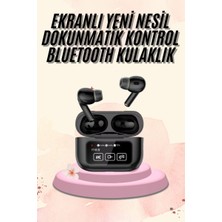 Uravas Store Kulak Içi Bluetooth Kulaklık Ekranlı Müzik Dinleme Çağrı Cevaplama Siyah