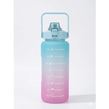 Fitmart 2 Lt Motivasyonel Sporcu Su Matarası Su Şişesi Bpa Free