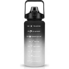 Fitmart 2 Lt Motivasyonel Sporcu Su Matarası Su Şişesi Bpa Free