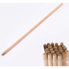 ŞEYLİŞEYLER Şeylişeyler - 150 cm Ahşap Fırça ve Vileda Sapı 10 Adet