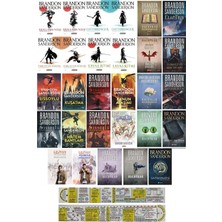 Akılçelen Kitaplar Brandon Sanderson 29 Kitap Set - Fırtınaışığı Arşivi - Sissoylu - Alcatraz + Özel Cetvel