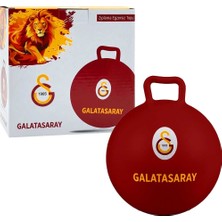 Hot Wheels Galatasaray Lisanslı Zıp Zıp Top Kulplu Çocuk Egzersiz Topu