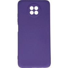 Magicool Xiaomi Redmi Note 9 5g Kılıf Nano Içi Kadife Silikon - Mor