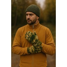 Single Sword Unisex Polar Eldiven – Isı Yalıtımlı Rüzgâr Geçirmez Kış Eldiveni Tam Parmak | Renk: Piksel