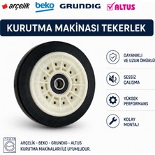 Öz Beyaz Eşya Arçelik-Kurutma Makinesi Tekerleği ( 2ADET ) (Orjina Yd.parça)