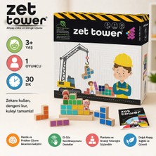 Zet Zeka Zet Tower (Küçük Mühendisler) Zeka ve Akıl Oyunu 3+ Yaş 1+ Oyuncu