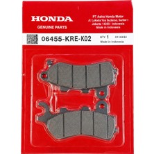 Honda Pcx 2018-2020 Ön Fren Balata Orjinal 06455-KRE-K02