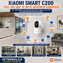 Xiaomi 2023 Versiyon ,gizliliğiniz Korumak Için Tamamen Şifrelenmiş Smart Kamera C200 360 Full Hd 1080P Akıllı Kamera