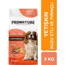Pronature Küçük Irk Yetişkin Kuru Köpek Maması (Daily Protect) - Kuzu Etli ve Pirinçli - 3kg