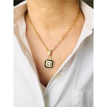 Devi Fashion Charm Baget Zincir Kolye 45 cm