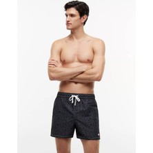 Tommy Hilfiger Erkek Normal Bağlamalı Bel Desenli Cep Detay Siyah Mayo UM0UM03854-0GL