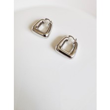 Devi Fashion Silver Bombeli Vintage Halka Küpe 3 cm