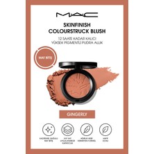 M.A.C Skinfinish Colourstruck Blush 12 Saate Kadar Kalıcı, Yüksek Pigmentli Pudra Allık - Gingerly