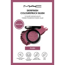 M.A.C Skinfinish Colourstruck Blush 12 Saate Kadar Kalıcı, Yüksek Pigmentli Pudra Allık - Plush