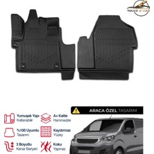 S-Dizayn Peugeot Expert Traveller 3D Plus Havuzlu Paspas Ön 2'li 2016+