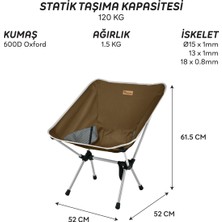 Freecamp Jett Katlanır Sandalye-Kahverengi